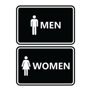 Signs ByLITA Classic Framed Men Women Sign Set
